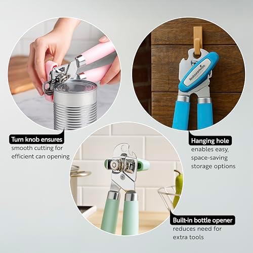 Restaurantware Can Opener 1 Pack 7.64 x 1.94 x 2.13 Inches Stainless