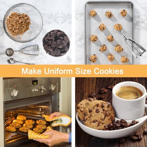 Saebye Large Cookie Scoop, 4 Tbsp / 60 MZ / 2 OZ, Size #16 Cookie