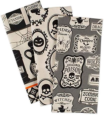DII Halloween Hand Towels for the Kitchen Decorative Spooky & Fun