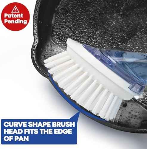 RIMAY Soap Dispensing Dish Brush