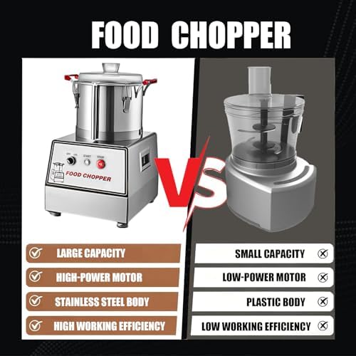 Large Commercial Food Processor, Vegetable Chopper