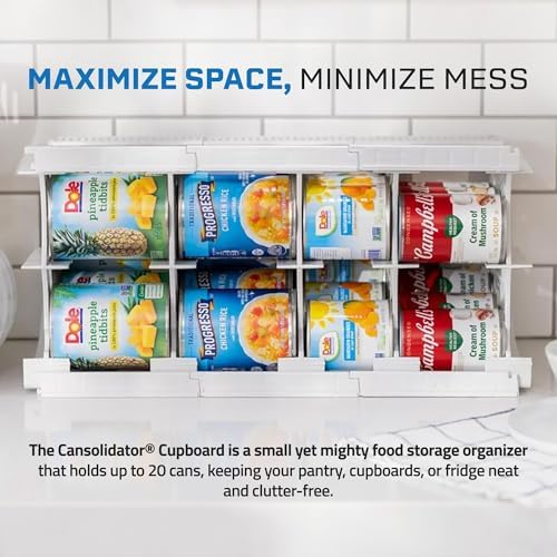 Shelf Reliance Cansolidator Cupboard - 1-Pack Can Organizer for