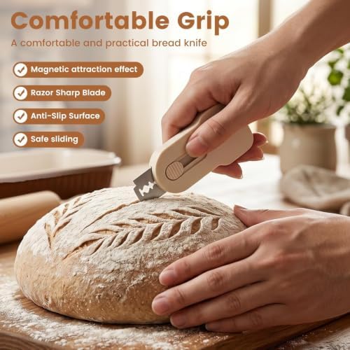 MonoSili 2 Pack Bread Lame Sourdough Scoring Tool