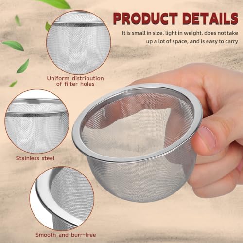 HOMSFOU 4 Pack Tea Infuser, Stainless Steel Tea Filter