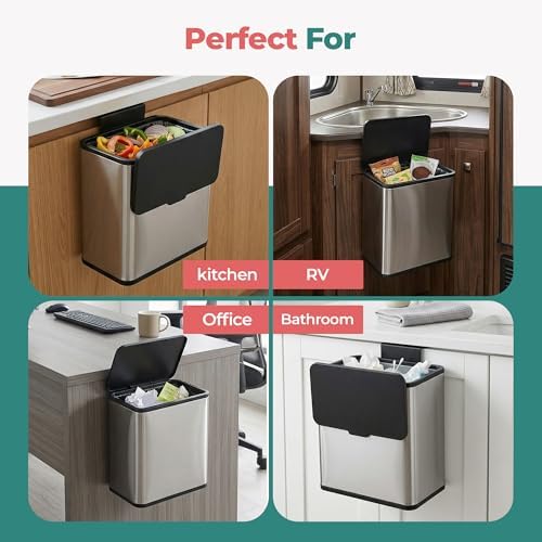 HOLDN’ STORAGE 6L Countertop Compost Bin