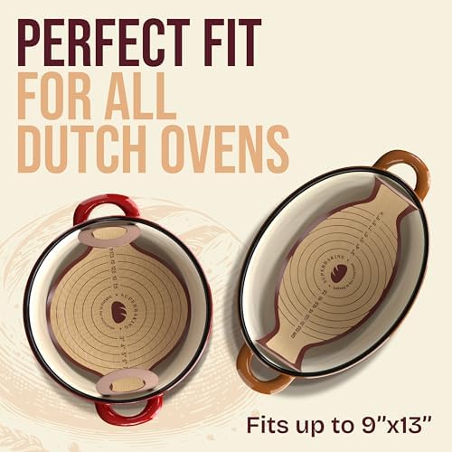 Silicone Bread Sling, 2-Piece, 9in Round & Oval
