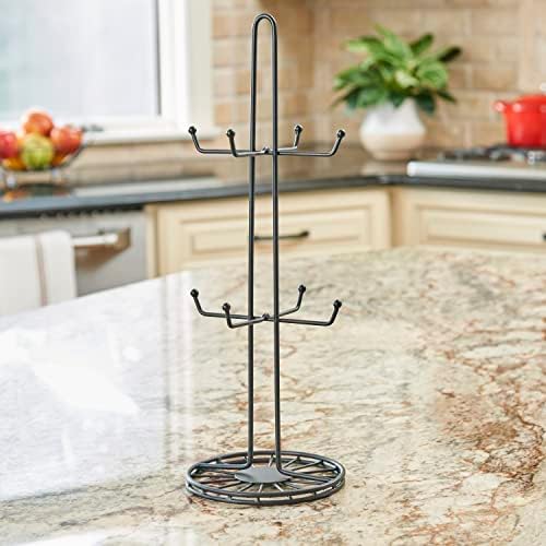 Spectrum Yumi Coffee Cup Holder Rack for Kitchen Countertop & Coffee