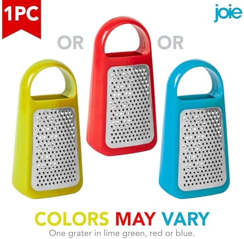 Joie Tower Grater, Double Sided, Stainless Steel, Dishwasher Safe, BPA