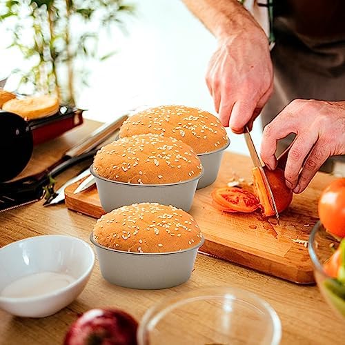 4Pcs Mini Cake Pan Set Small Round Cake Pan Set Cake 4.3 Inch Round