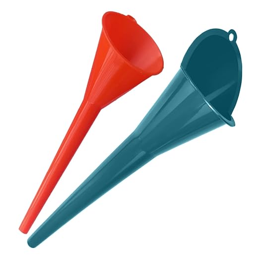 Plastic Long Neck Oil Funnels, for Filling Automotive Oil, Lubricants Engine by Unknown