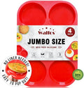 Walfos Silicone Muffin Top Pans for Baking 4inch Jumbo Size, Perfect