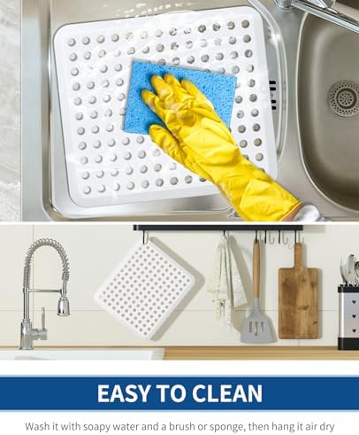 Bligli Sink Mat, 2 Pack, 11.2x12.7inch