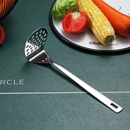 Stainless Steel Potato Masher, Berglander Heavy Duty Metal Potato