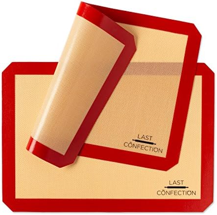 Last Confection Silicone Baking Mat Set of 2, Half Sheet