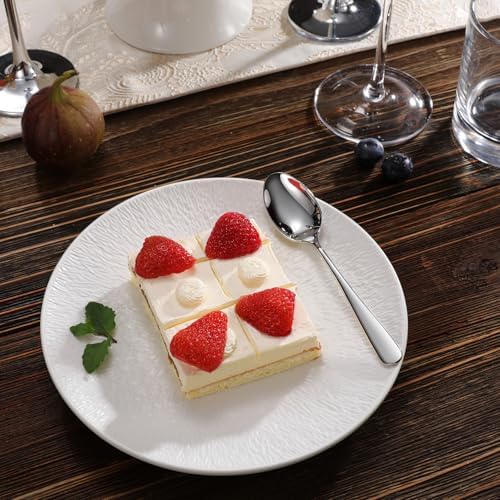 KEAWELL Premium Louise 4-Piece 18/10 Teaspoon Set (6.4" Teaspoon)