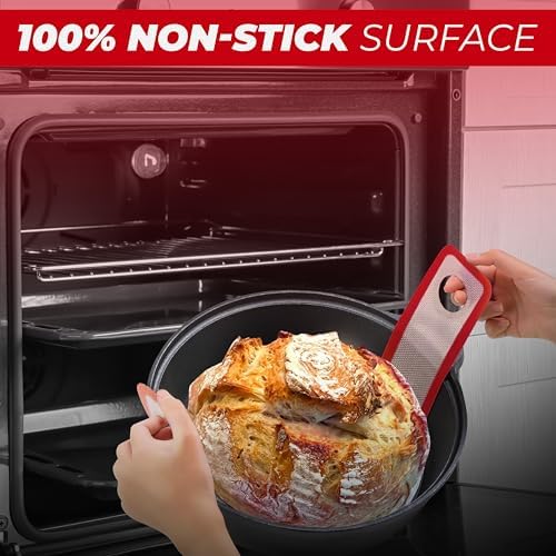 Silicone Bread Sling and Baking Mat Set, 3 Pieces, Long Handles