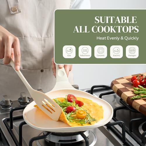 Redchef Crepe Pan Nonstick, Comal Para Tortillas for Crepes, 10 Inch