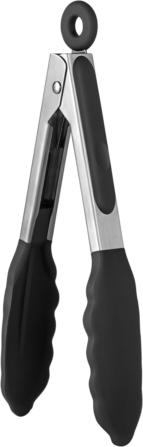 600ºF Heat Resistant Kitchen Tong: U-Taste 7 inch Silicone Cooking Tong by U-Taste