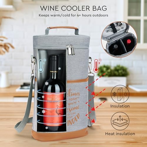 AW BRIDAL Birthday Gifts for Women Men, Drink Happy Thoughts Gift