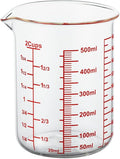 High Borosilicate Glass Measuring Cup-V-Shaped Spout，Glass Measuring Beaker by AckersBORO33