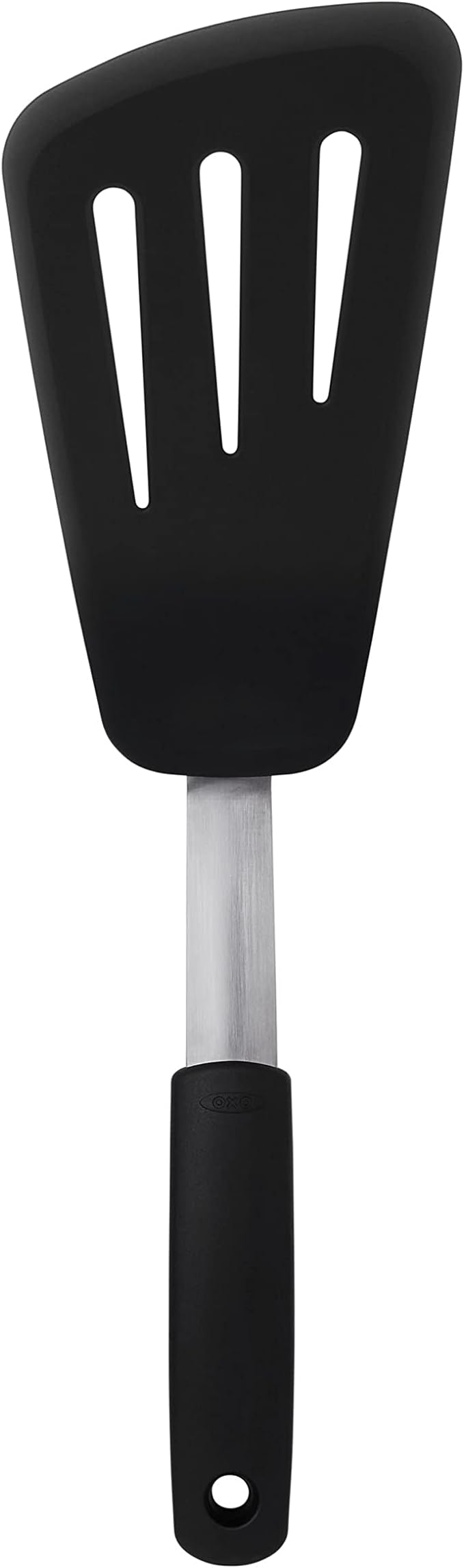 OXO Good Grips Small Silicone Flexible Turner Black & Good Grips Silicone - Image 2