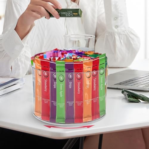 Drink Packet Organizer for Powdered Drink Mix,Powder Packet,Water
