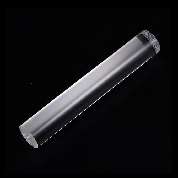 HARFINGTON Acrylic Clay Roller 6 Inch x 1 Inch Solid Non-Stick Plastic Round - Image 3