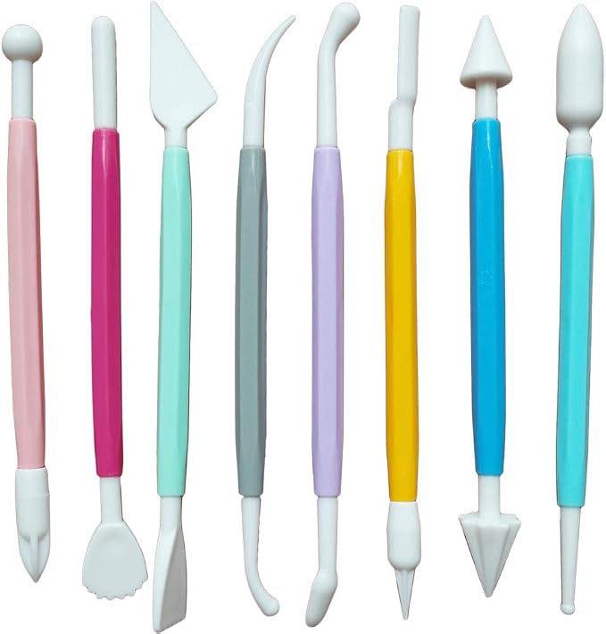 ScivoKaval Marshmallow Fondant Cake Decorating Hand Tool 12 Pcs 5 Sets - Image 2