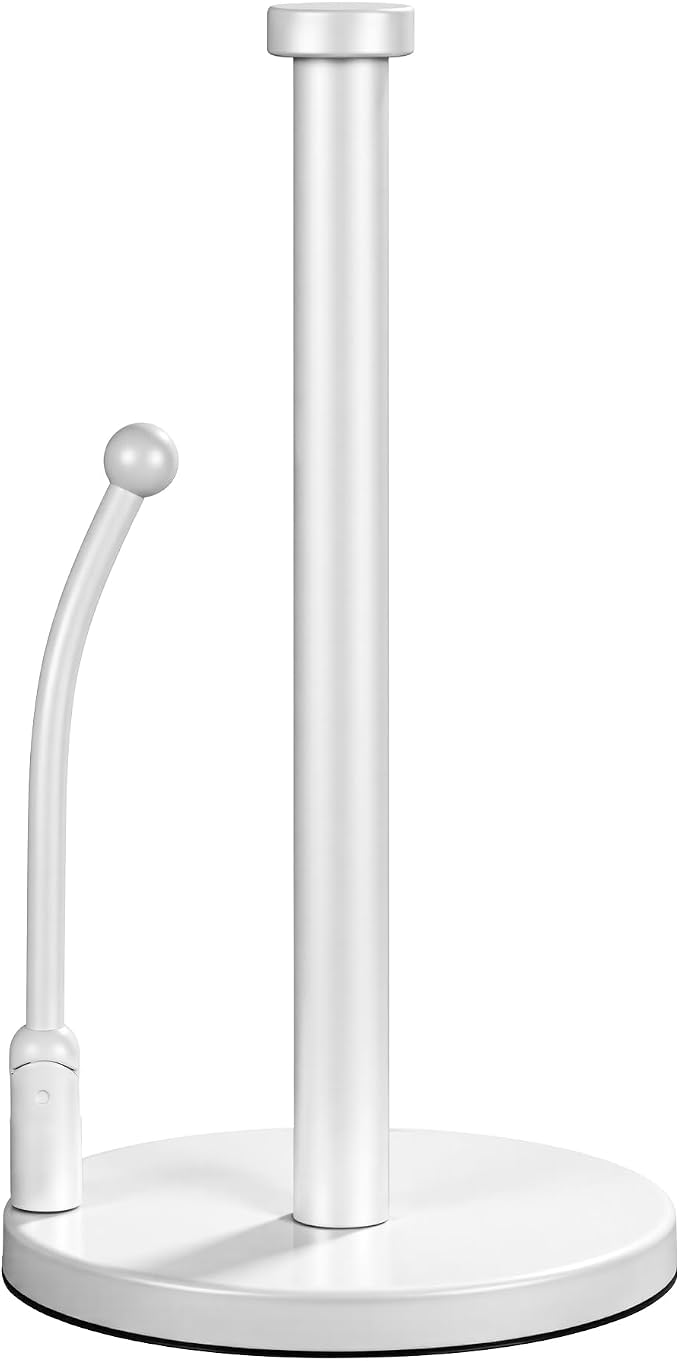 SMARTAKE Paper Towel Holder, Paper Towel Dispenser Standing Weighted Base Non by SMARTAKE