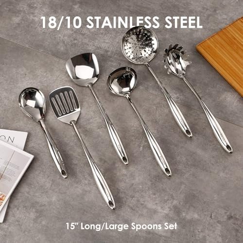 18/10 Stainless Steel 9-Piece Kitchen Utensil Set