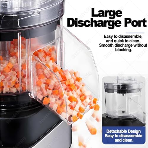 5 in 1 Commercial Food Processor 5l Anti-Slip Electric Onion Potato