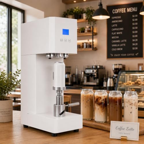 Commercial Soda Can Sealer, 370W Automatic Canning Machine