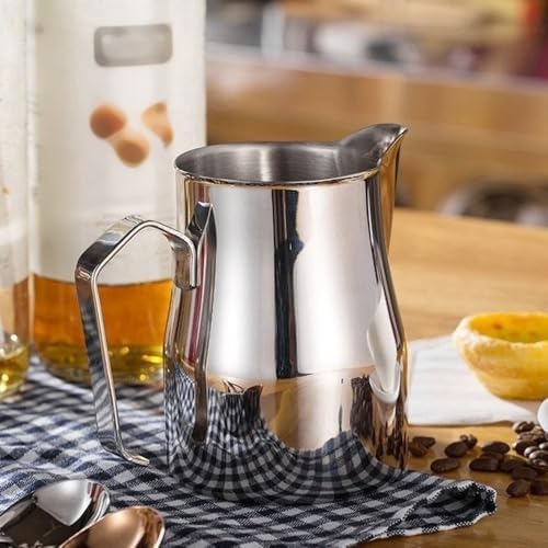350ml 304 Stainless Steel Milk Frothing Pitcher with Olecranon Spout