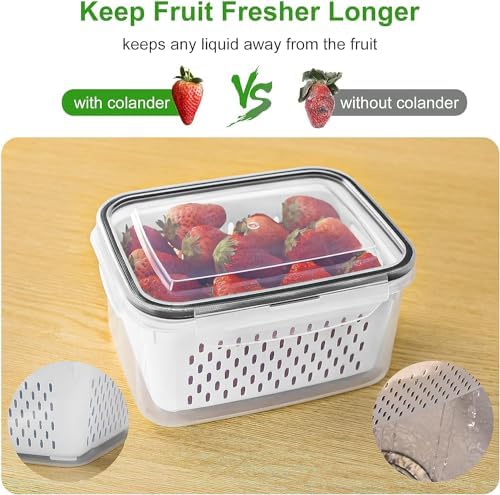 Freshmage Fruit Storage Containers, 4 PCS
