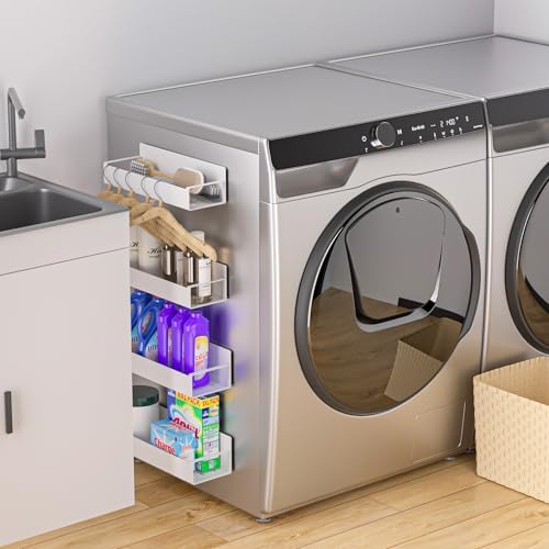Vetacsion 4-Pack Magnetic Laundry Organizer, White