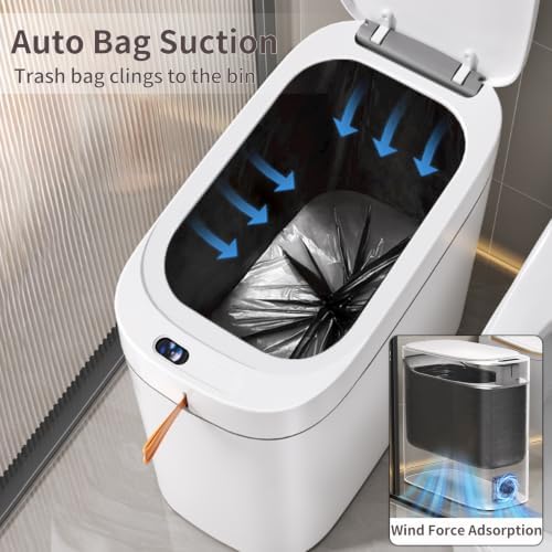 3.5 Gallon Automatic Motion Sensor Bathroom Trash Can