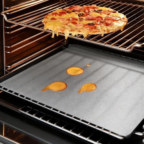 Thickened 2 Pack Oven Liners for Bottom of Oven BPA and PFOA Free