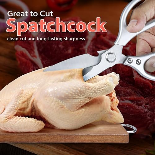Kitchen Scissors All Purpose for Food, Heavy Duty 8.46'' Large Kitchen