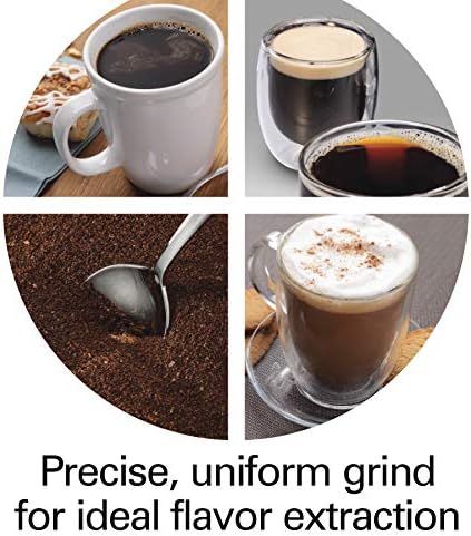 Hamilton Beach 39-Setting Conical Burr Coffee Grinder, Black