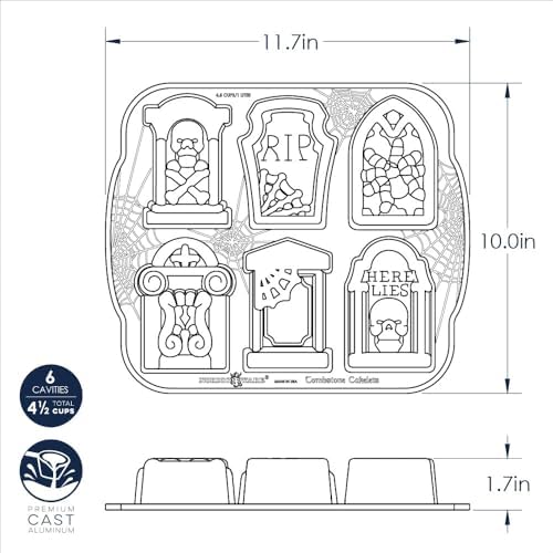 Nordic Ware Tombstone Cakelet Pan