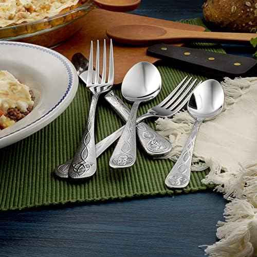 Liberty Tabletop Celtic 65 Piece Flatware Set Service for 12 Made in