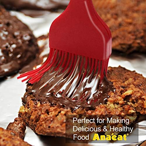 Anaeat High Heat Resistant Silicone Basting Pastry Brush Set of 2
