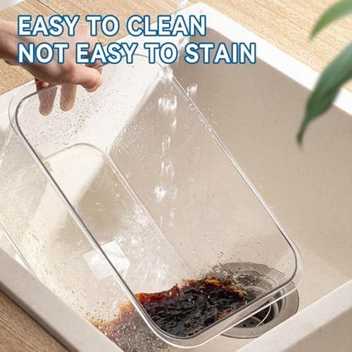 Cyrank Lettuce Keeper for Fridge, Produce Saver Container with Drain