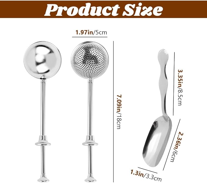 2pcs Powdered Sugar Shaker Duster Flour Dispenser Shaker - Image 3