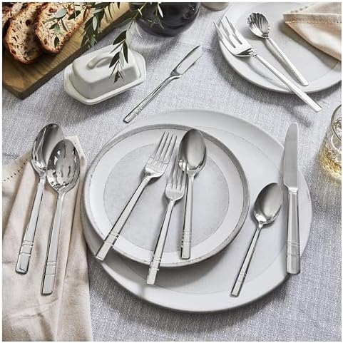 HENCKELS Madison Square 20-pc Flatware Set, 18/10 Stainless Steel