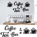 Queekay 7 Pieces Coffee Bar Sign Wall Decor for Kitchen Office