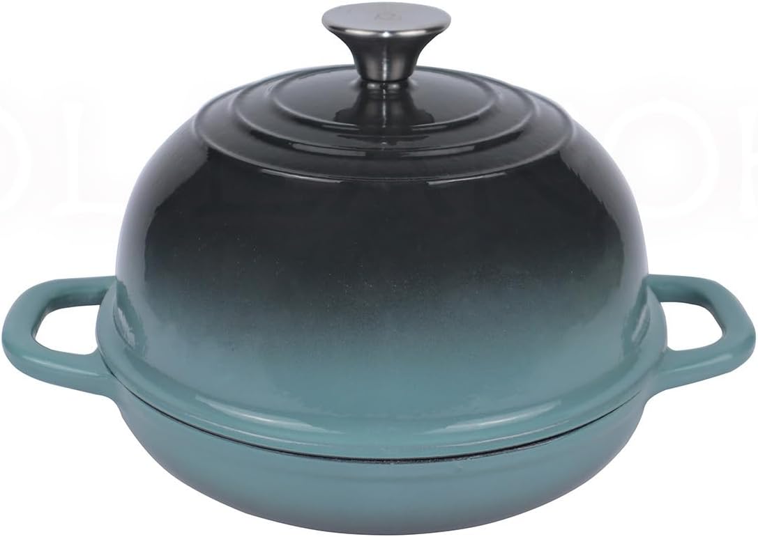 Dutch Oven for Bread Baking, Enameled Cast Iron Dutch Oven Pot with