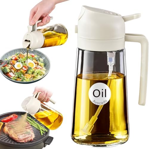 YARRAMATE 16 oz Glass Olive Oil Sprayer