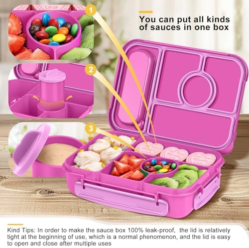 Amathley Bento Box Adult Lunch Box Kids,Lunch Containers for