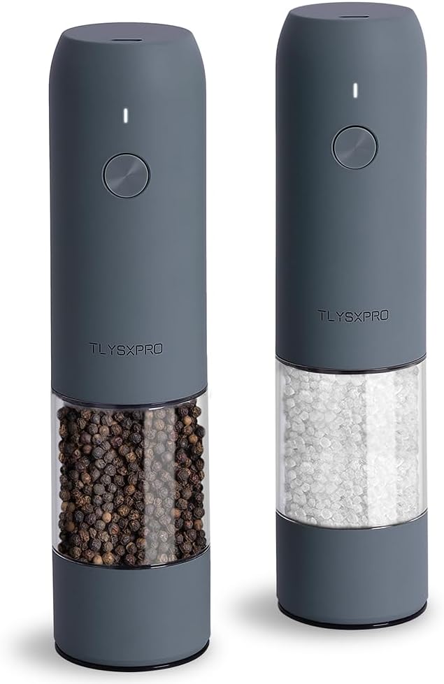 TLYSXPRO Electric Salt and Pepper Grinder Set by TLYSXPROOfficial